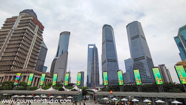 Tour Shanghai World Financial Center 492 mètres & Tour Jin Mao 421 mètres - Pudong - Shanghai