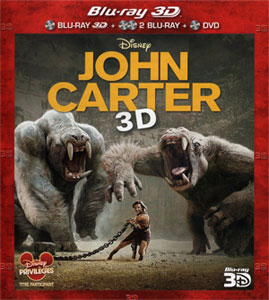 JOHN CARTER 3 D