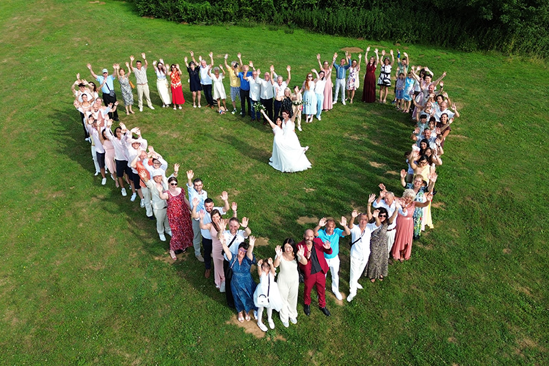 Photo aérienne Grand Groupe par drone