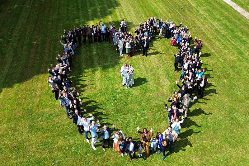 Photo aérienne Grand Groupe par drone