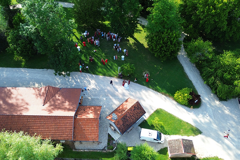 Photo aérienne Grand Groupe par drone