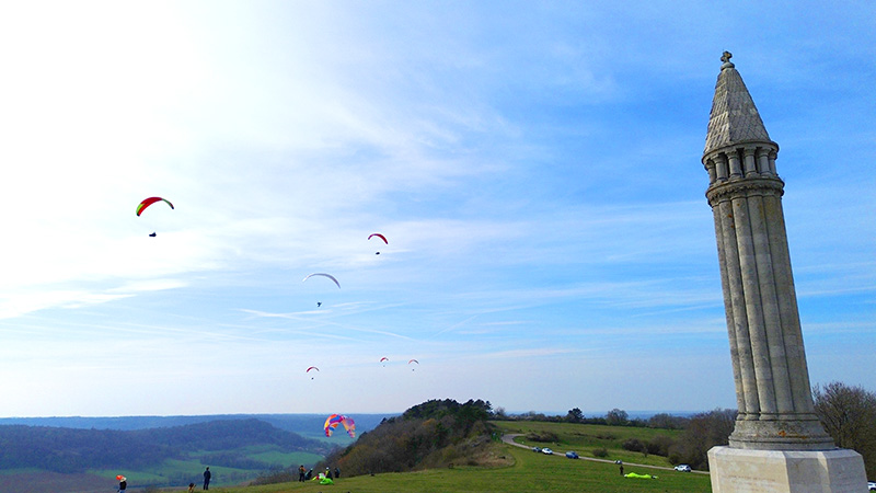 Photo a&eacute;rienne par drone Colline de Sion photo David Gouvenel