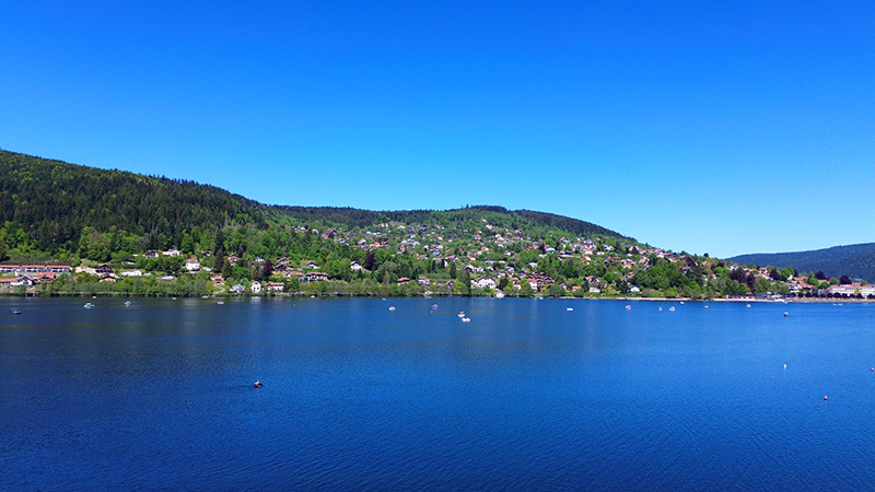 Photo a&eacute;rienne par drone Lac de G&eacute;rardmer